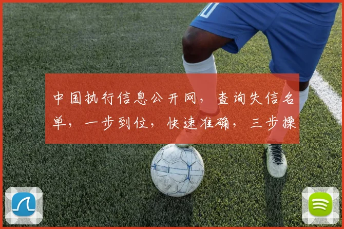 中国执行信息公开网，查询失信名单，一步到位，快速准确，三步操作，轻松搞定。