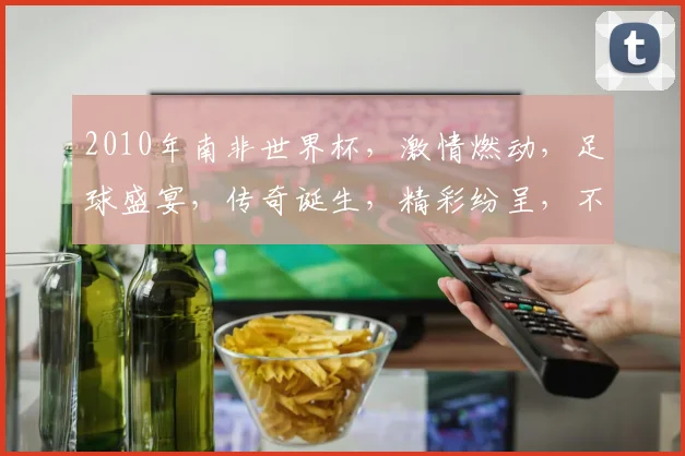 2010年南非世界杯，激情燃动，足球盛宴，传奇诞生，精彩纷呈，不容错过